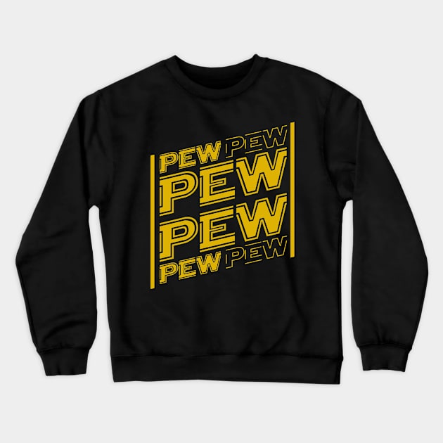 Pen Peng, Pew Pew - Laserkanonen Sound of superlatives Crewneck Sweatshirt by Quentin1984